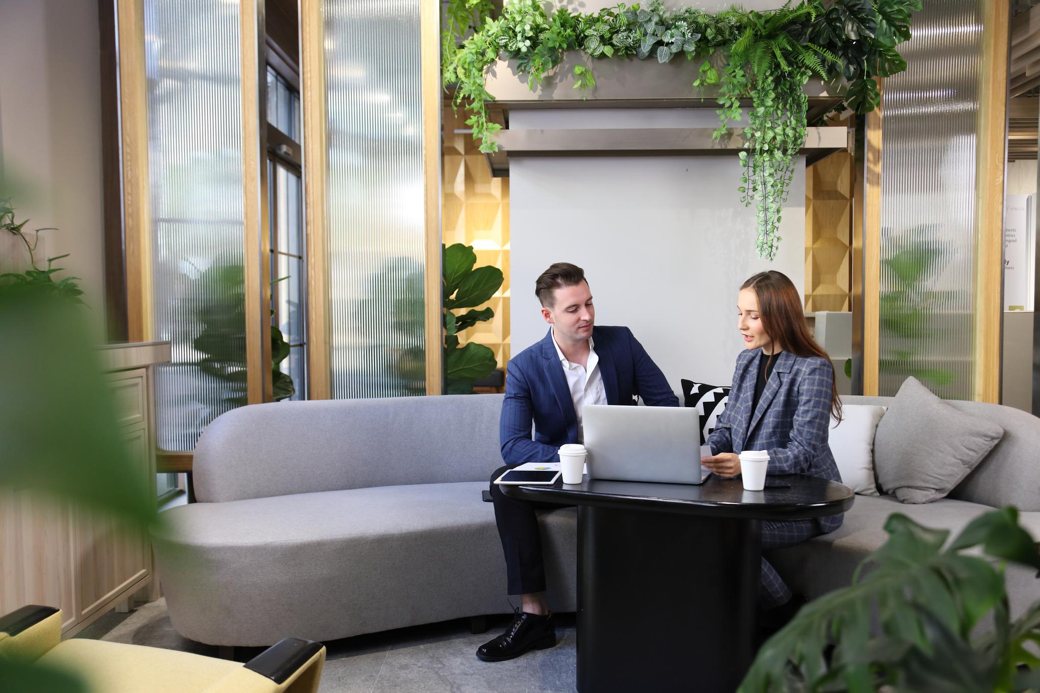 Outdoor Green Co-Working Space