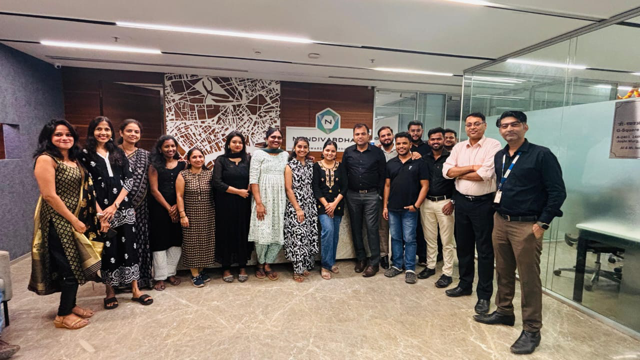 Group photo from employees offsite